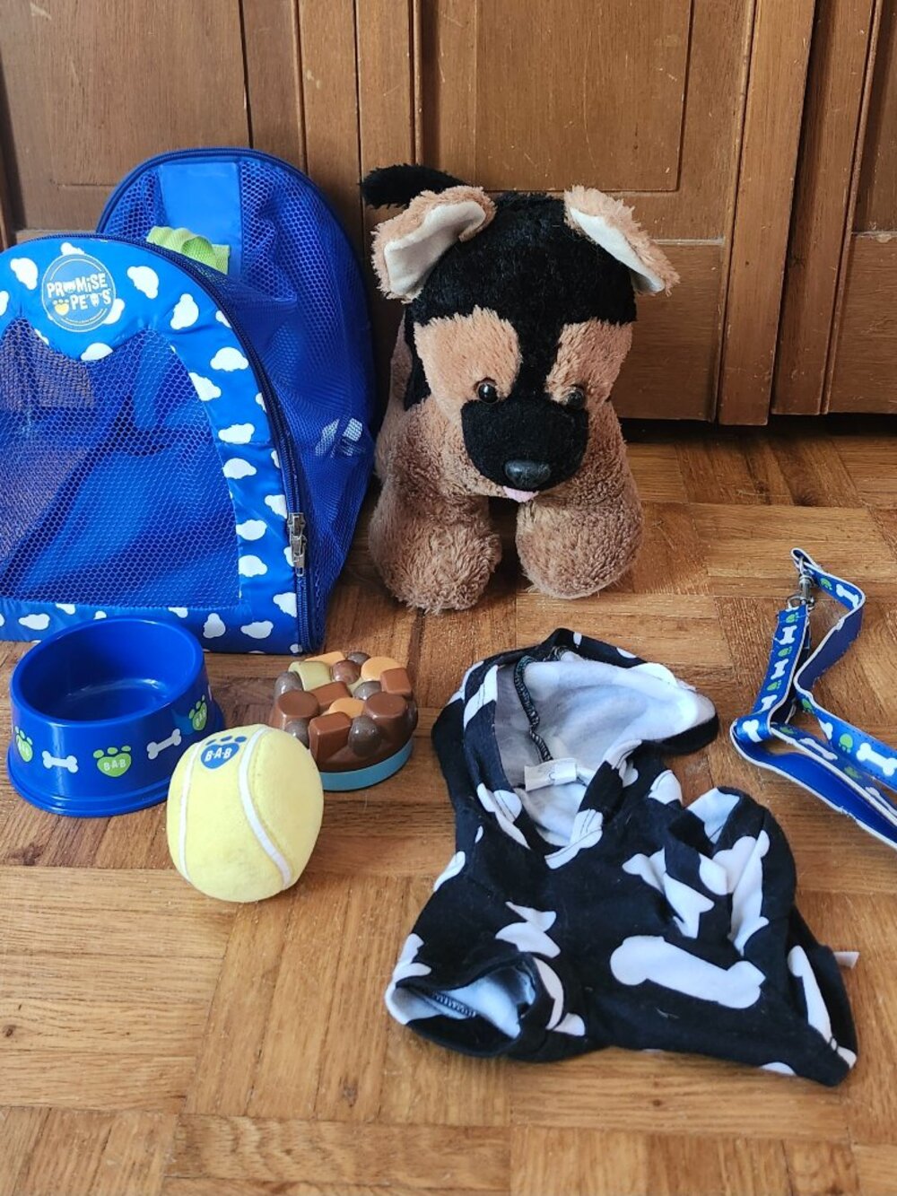 Build-A-Bear Promise Pets German Shepherd Dog Plush with Accessories